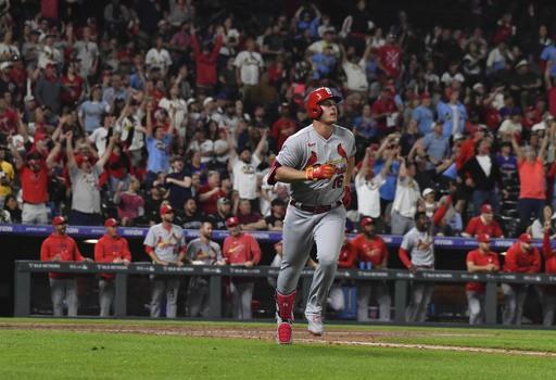 Gorman batea jonrón en la 9na; Cardenales vencen a Rockies