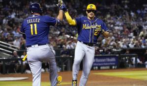 Adames rompe sin hit a Kelly; Cerveceros se imponen a Dbacks