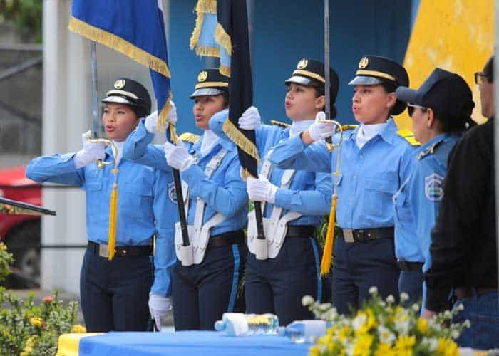 La Policía de Nicaragua nombra a seis mujeres en cargos de dirección