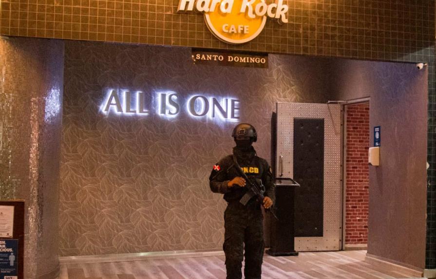 Autoridades allanan Hard Rock Café Santo Domingo y otros establecimientos