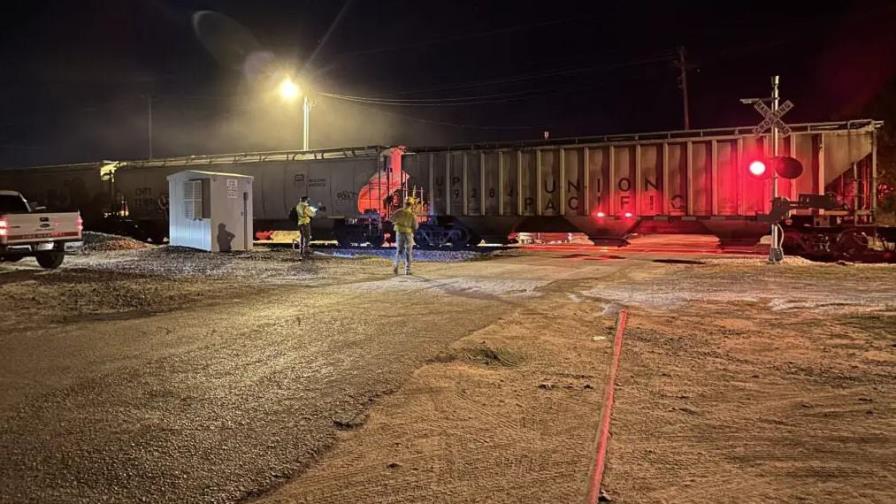 Dos heridos en colisión de tren de carga en Texas