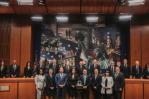 Jueces del Tribunal Constitucional dominicano visitan la Corte de Apelaciones y el Senado de NY