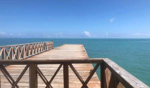 Muelle de Miches a la espera de su remozamiento tras ocho meses de su derrumbe