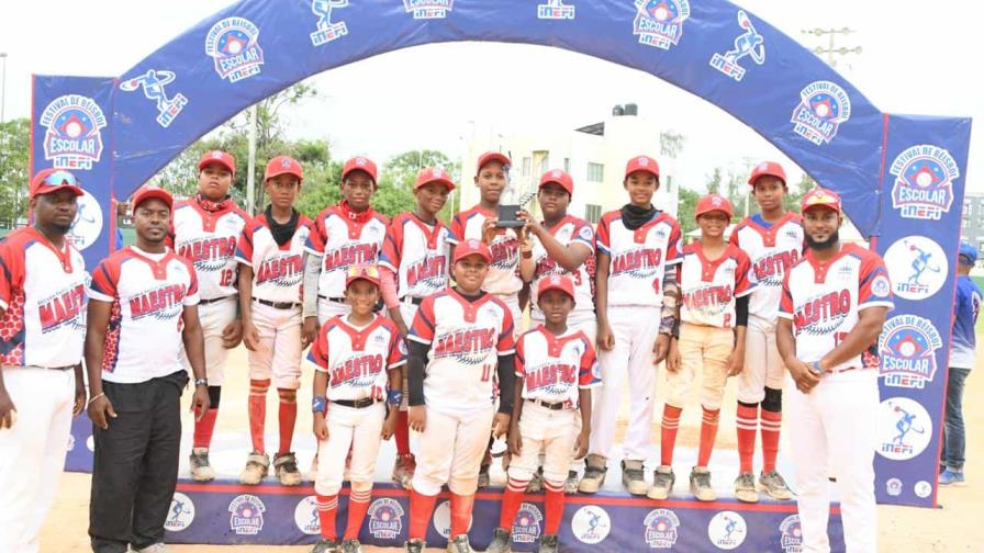 Escuela Jesús Maestro campeón de la primera fase del Primer Festival de Béisbol Escolar Inefi