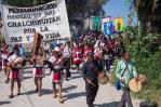 Indígenas marchan por la paz tras ola de violencia en el sureste de México