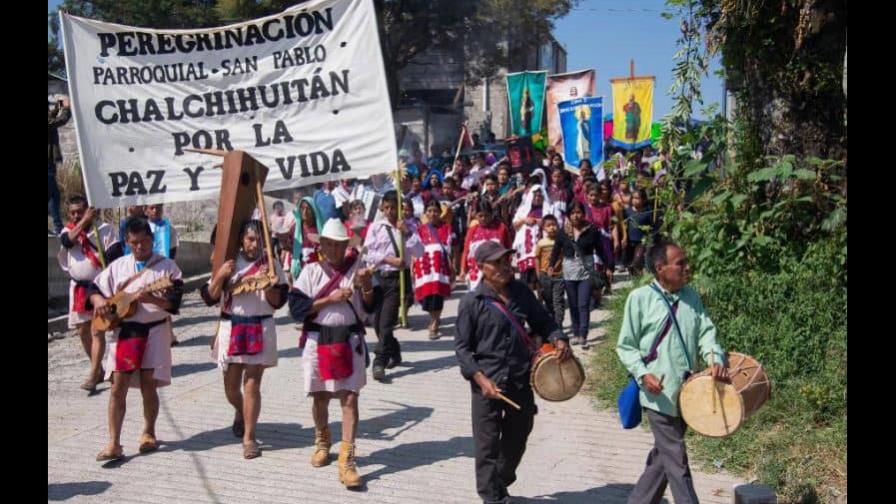 Indígenas marchan por la paz tras ola de violencia en el sureste de México