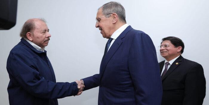 Daniel Ortega y Lavrov restan importancia a sanciones de EEUU
