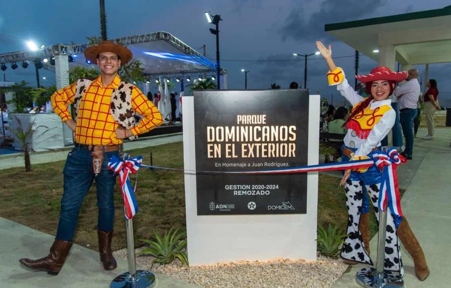 ADN entrega parque en honor a los dominicanos en el exterior