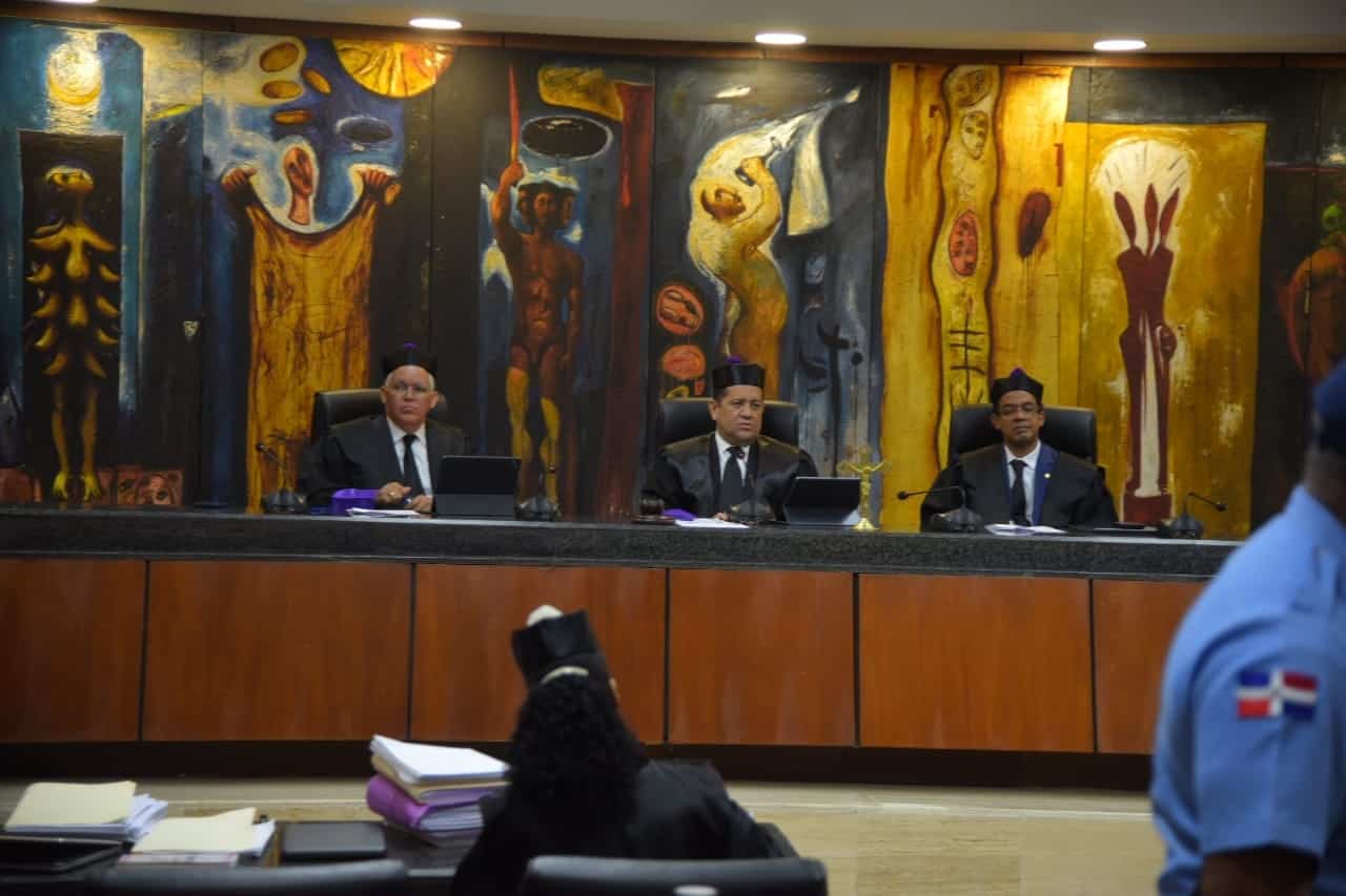 Los jueces de la Segunda Sala Penal de la Suprema Corte de Justicia, Fran Soto, Francisco Jerez Mena y Francisco Ortega Polanco.