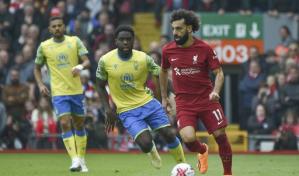 Con gol de Salah, Liverpool supera al Nottingham Forest