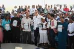 Gobierno entrega 1,135 títulos de propiedad a residentes de Sabana Grande de Boyá Gobierno entrega 1,135 títulos de propiedad a residentes de Sabana Grande de Boyá