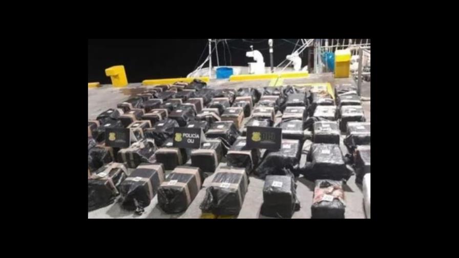 Decomisan 1.246 kilos de cocaína en barco pesquero en Costa Rica