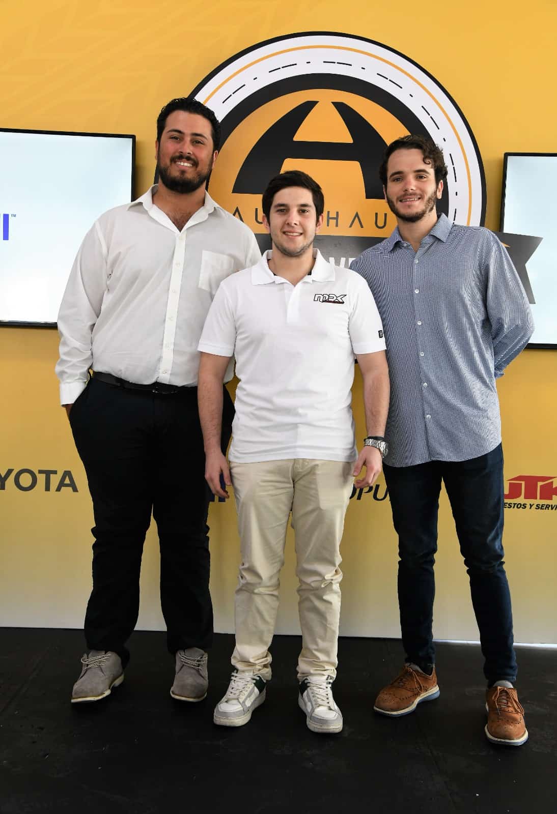 Luis Viyella, Jimmy Llibre y Manuel Barcelo´.