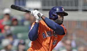 &Aacute;lvarez fuera de la alineaci&oacute;n de Astros por dolor de cuello