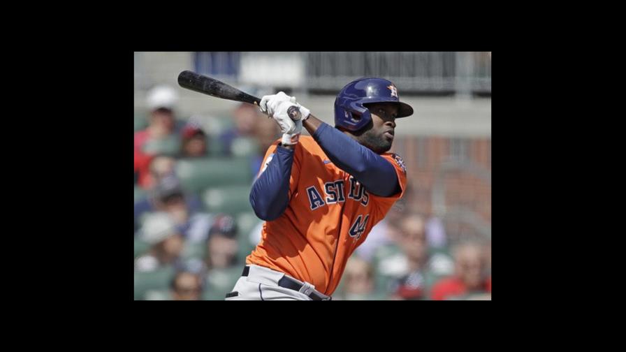 Álvarez fuera de la alineación de Astros por dolor de cuello