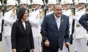 Presidenta taiwanesa agradece la extraordinaria contribución de Giammattei