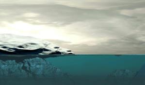 ¿Cuál es la diferencia entre el hielo marino y el hielo terrestre? ¿Cómo afecta su derretimiento al nivel del mar?