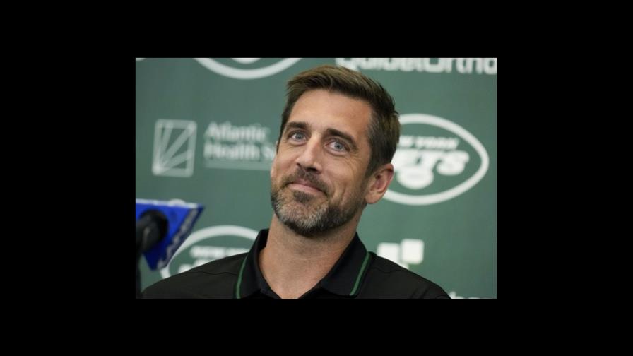 Aaron Rodgers entusiasmado por nueva aventura con Jets Aaron Rodgers entusiasmado por nueva aventura con Jets