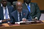 El canciller haitiano pide ante la ONU una intervención en su país