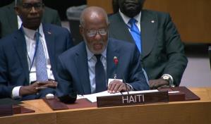 El canciller haitiano pide ante la ONU una intervención en su país