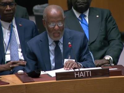 Jean Victor Geneus pide ante ONU una intervención en Haití