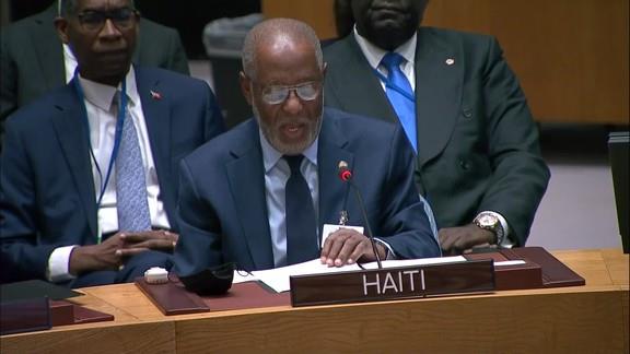 El canciller haitiano pide ante la ONU una intervención en su país