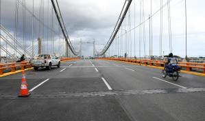Obras Públicas intima contratista por nuevas grietas en juntas del puente Duarte a un mes de reparadas
