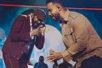 Romeo Santos ovacionado con Juan Luis Guerra en el Madison Square Garden