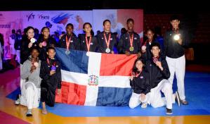 Dominicano De la Cruz se adueña del oro en el Open Junior del Panamericano de Taekwondo