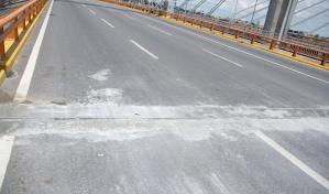 Reanudan tr&aacute;nsito por el puente Duarte luego de reparaci&oacute;n de juntas