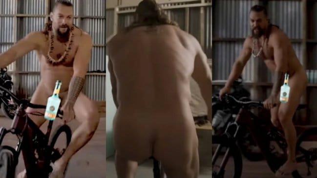 Jason Momoa se paseó desnudo en bicicleta durante entrevista con Men’s Health