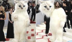 Jared Leto se disfraza de gato para la Met Gala