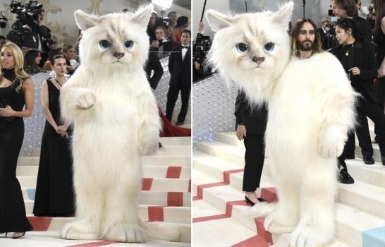 Jared Leto se disfraza de gato para la Met Gala