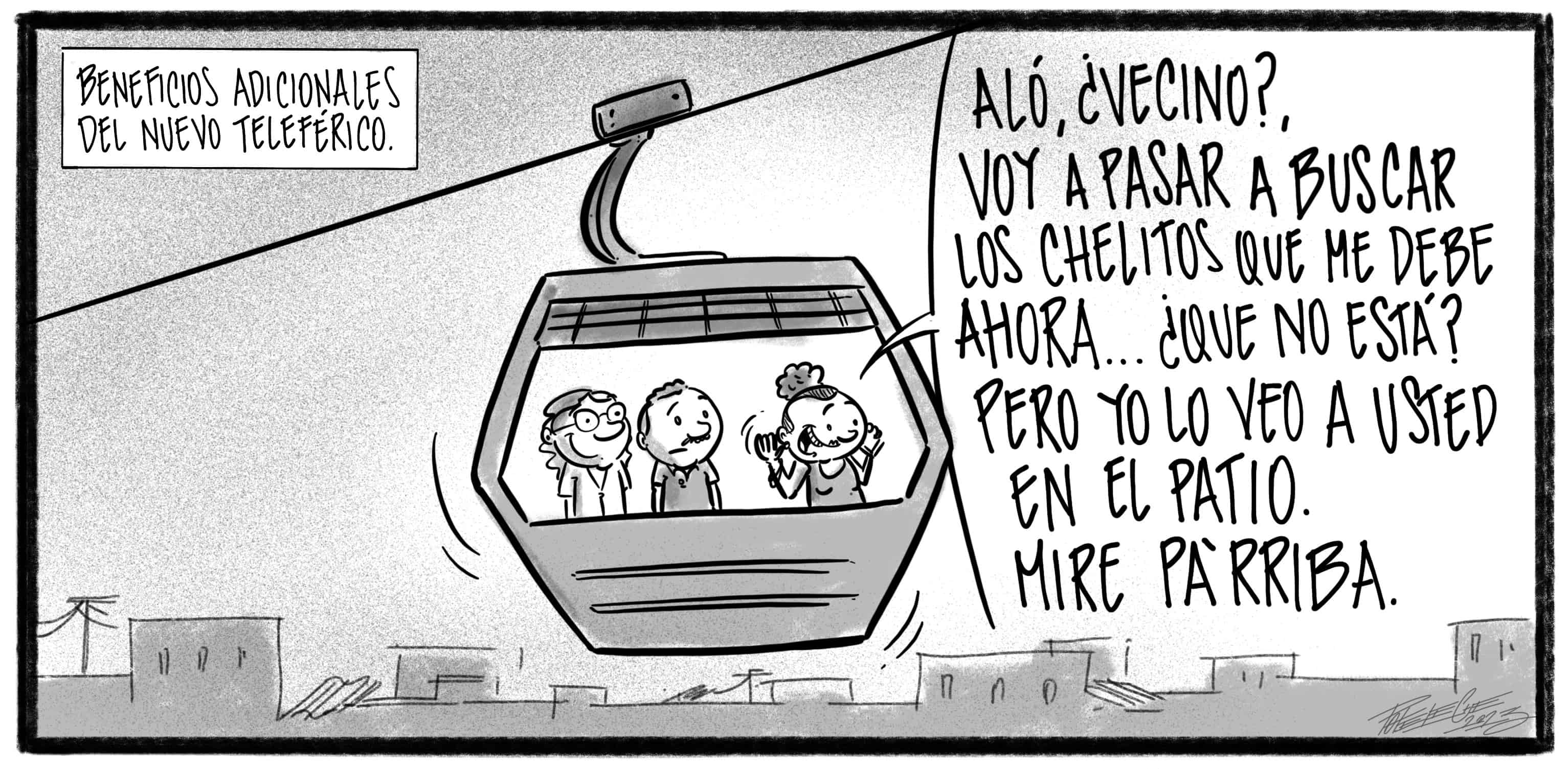 Caricatura de Noticiero Poteleche 3 mayo 2023