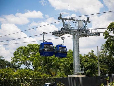 Teleférico de Los Alcarrizos está fuera de servicio por mantenimiento