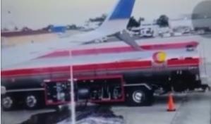 Avión con destino a Newark derrama combustible en pista del aeropuerto Las Américas