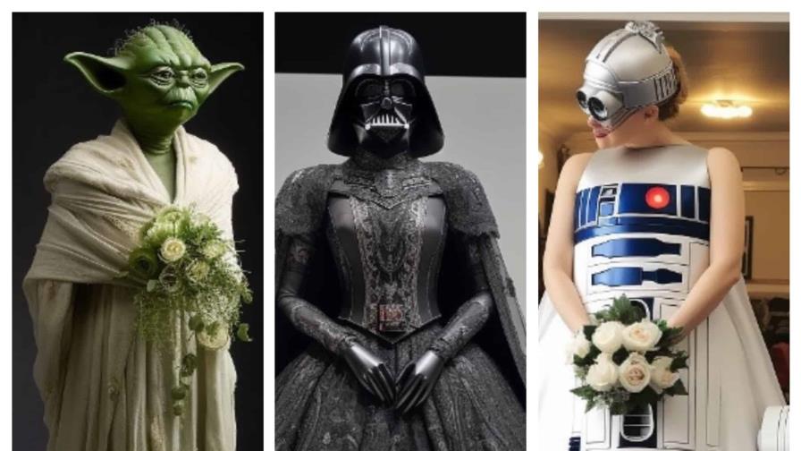 ¿Fan de Star Wars? Los vestidos de novia inspirados en la saga que te motivarán a casarte