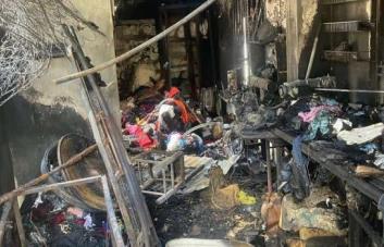 Familia a la que se le quemó casa en SDE pide ayuda al Gobierno