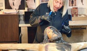 Descubren que el Santo Cristo de Lepanto de Barcelona no era negro