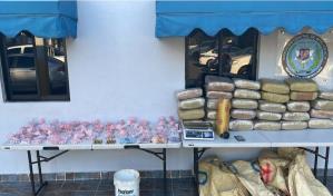 Apresan a dos hombres con 28 pacas de marihuana  y municiones en Villa Juana