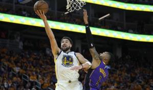 Los Warriors apalean a Lakers y empatan serie gracias a Thompson