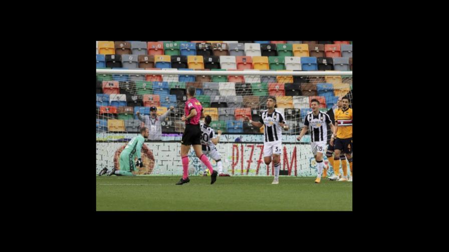 Sampdoria desciende de la Serie A tras derrota ante Udinese
