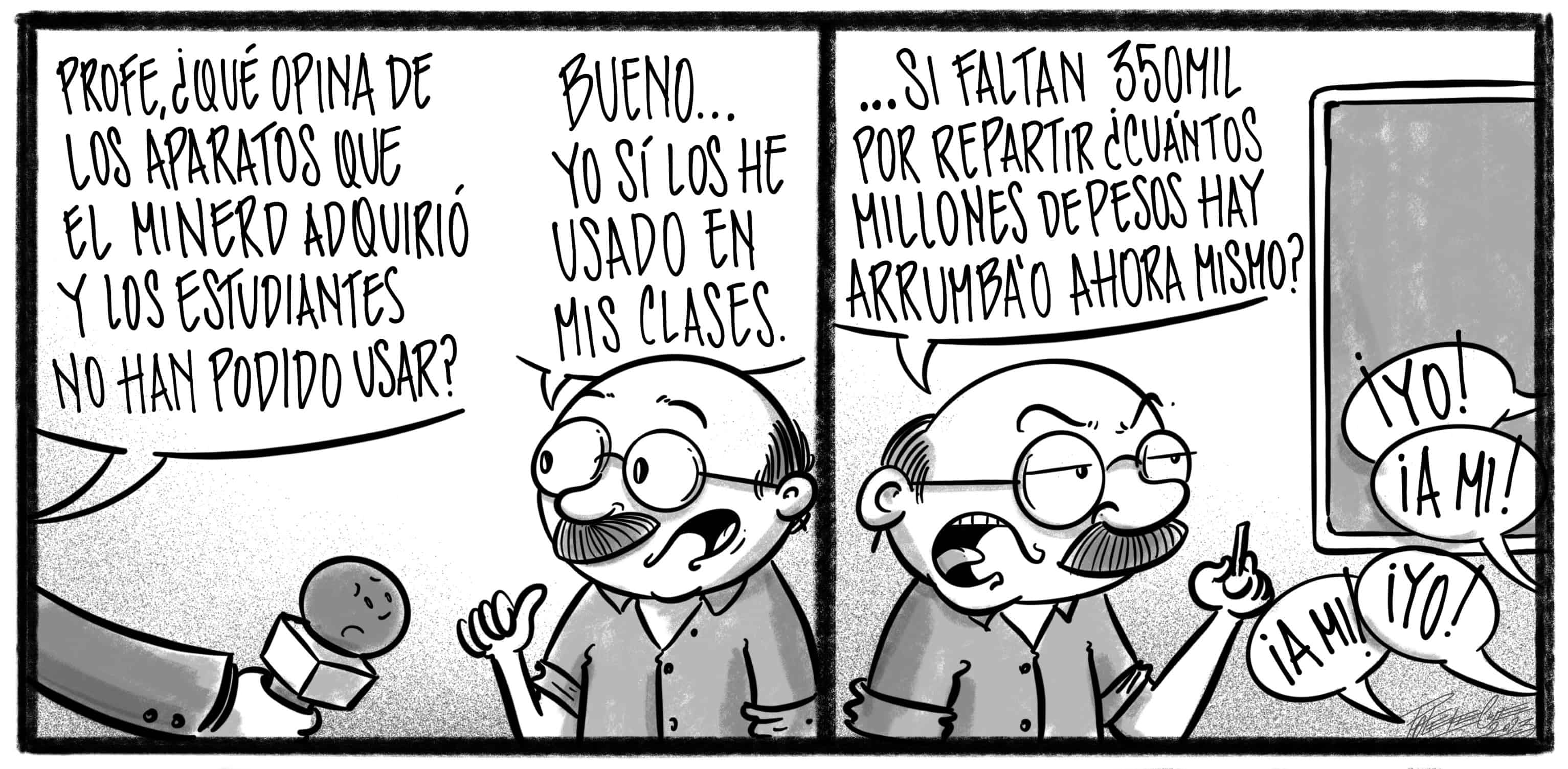 Caricatura de Noticiero Poteleche 9 mayo 2023