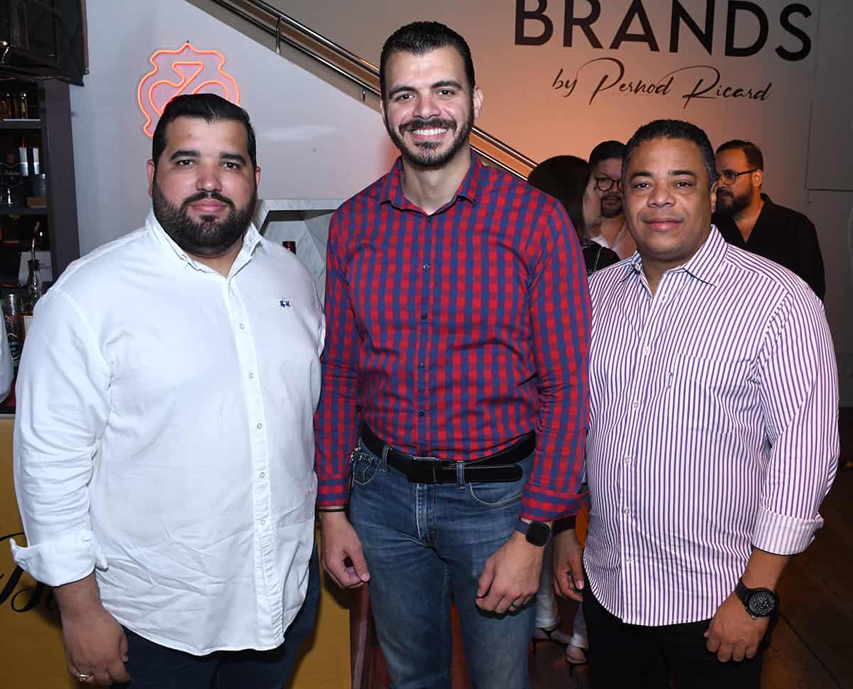 Jean Luis Beras, Eddy Troncoso y David Rocha.