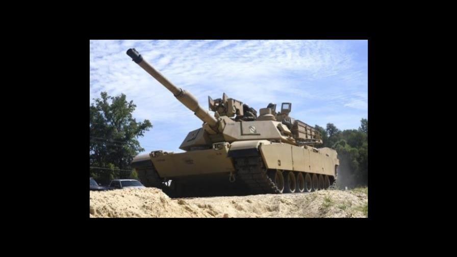 Llegan tanques Abrams de EE.UU. a Alemania para adiestrar a soldados ucranianos