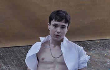 La foto sin camisa de Elliot Page