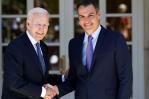 Biden subraya su agradecimiento a Sánchez por el apoyo con Ucrania y con migrantes Biden subraya su agradecimiento a Sánchez por el apoyo con Ucrania y con migrantes