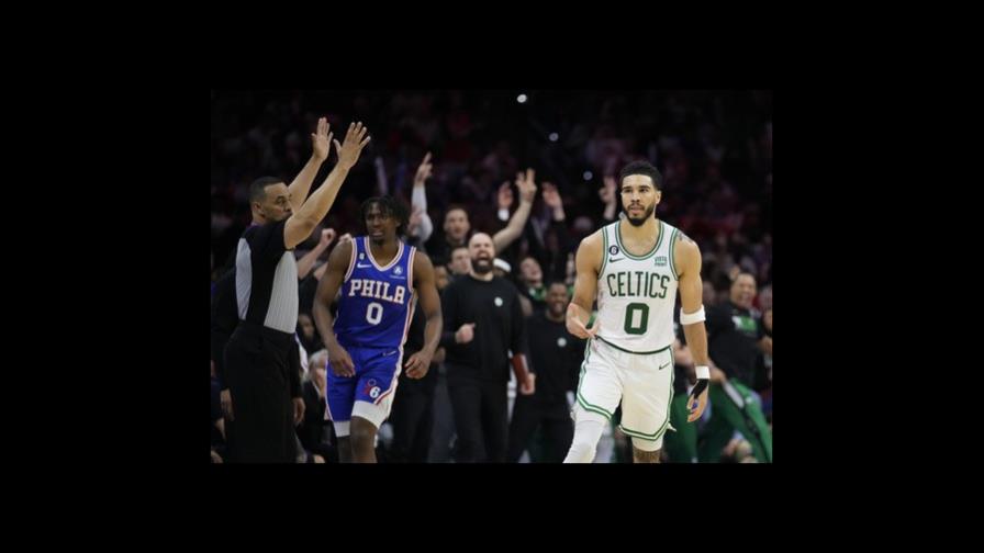 Triples de Tatum en 4to período llevan a Celtics a forzar 7mo juego ante 76ers Triples de Tatum en 4to período llevan a Celtics a forzar 7mo juego ante 76ers