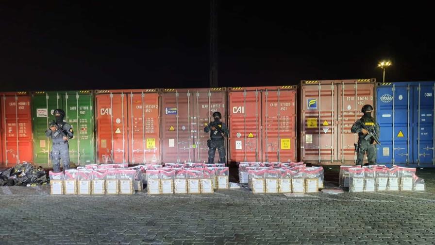 Ocupan 451 paquetes de droga en contenedor cargado de pieles en Puerto Multimodal Caucedo Ocupan 451 paquetes de droga en contenedor cargado de pieles en Puerto Multimodal Caucedo