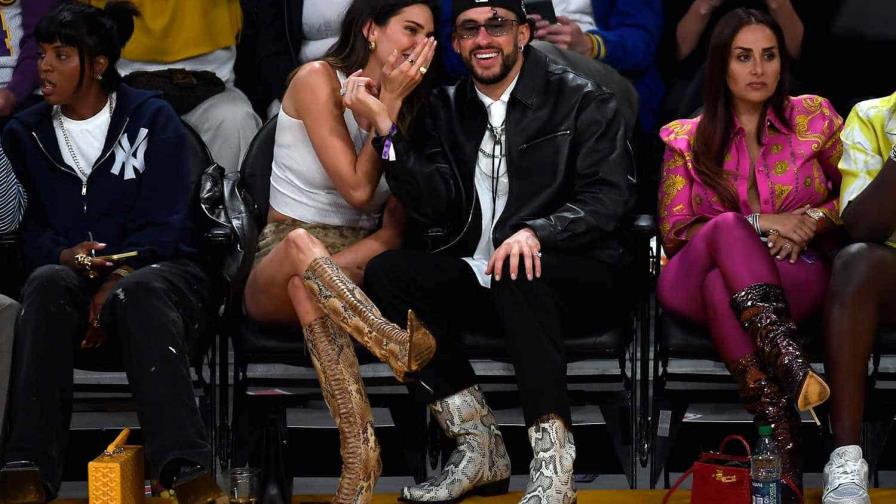 Kendall Jenner y Bad Bunny se roban protagonismo en el Juego 6 de la NBA